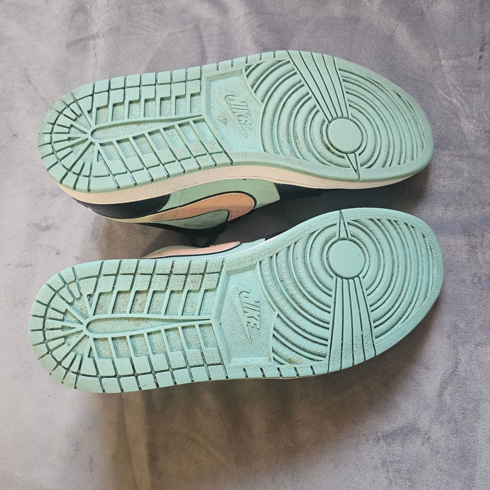 Air Jordan 1 Low SE Tropical Twist Mens 13 Black Turquoise - Picture 6 of 10